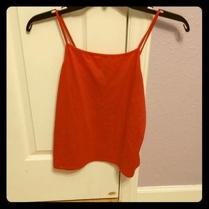 Athletic,stretchy pink tank top